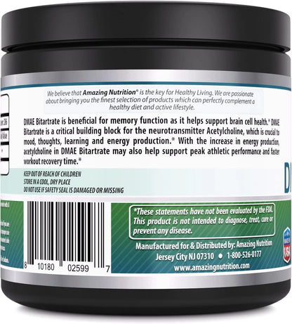 DMAE Bitartrate 100G 286 Servings