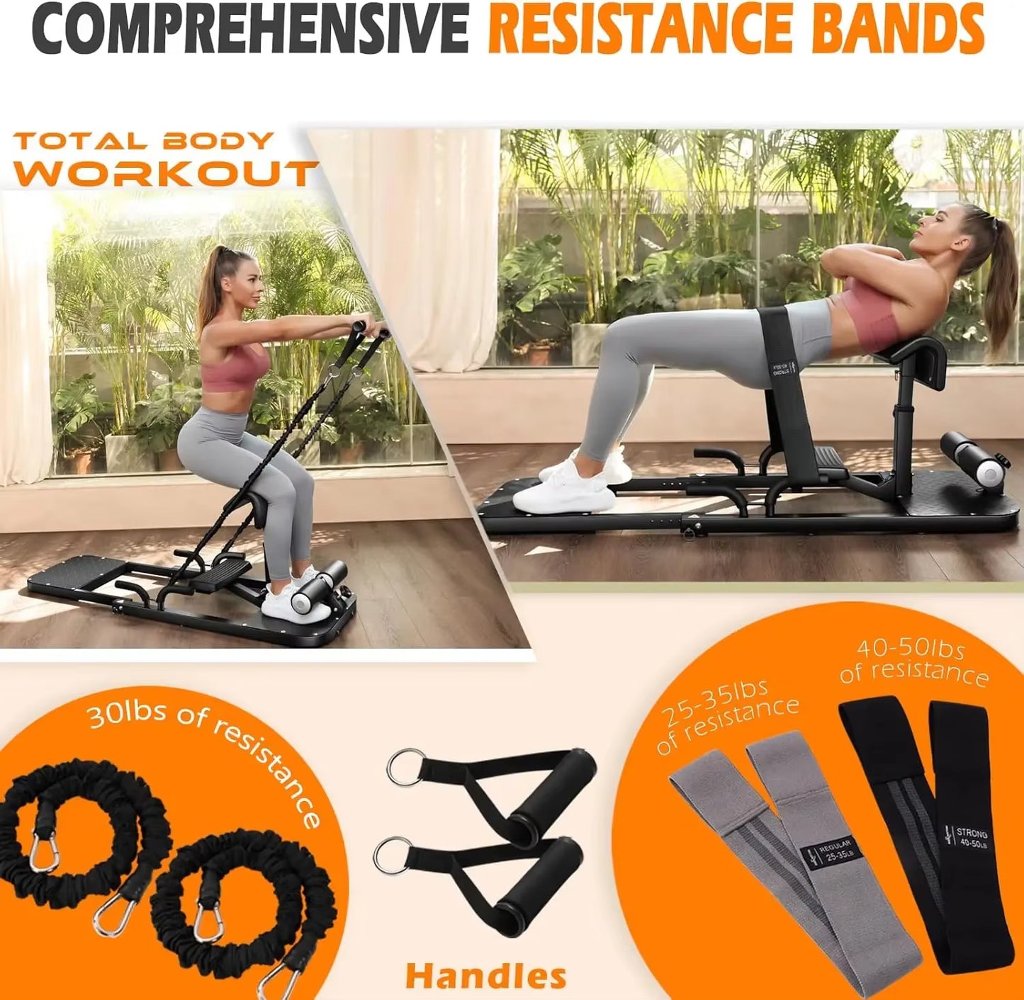 RHYTHM Multifunctional Hip Thrust Machine, Sissy Squat Machine, Glute Machine, Squat Workout Machine & Glutes Workout Equipment,